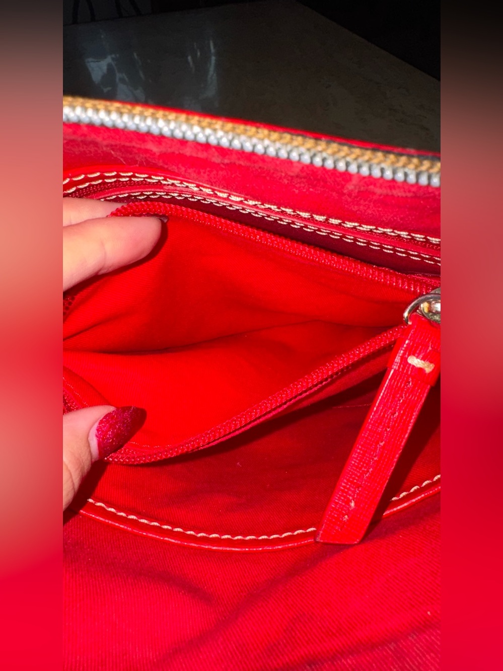 Dooney & Bourke Red Leopard Crossbody - Picture 10 of 14